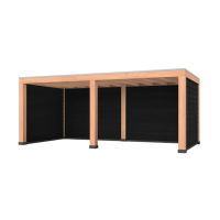 Douglas Overkapping 600x300 - Zwart | Westwood Modern